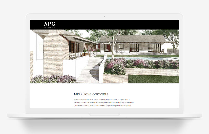 MPG Development WordPress website design Cape Town Project