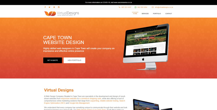 Virtual Designs Cape Town Website Design Company